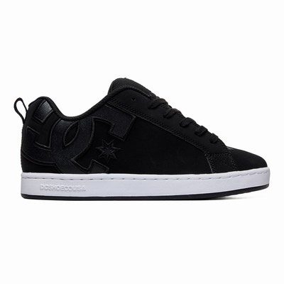 DC Court Graffik Women's Black/White Sneakers Australia Online QXA-540